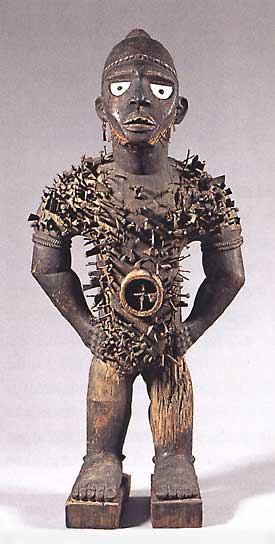 Nagelfigur der Yombe, Kongo, Ethnologisches Museum Berlin.