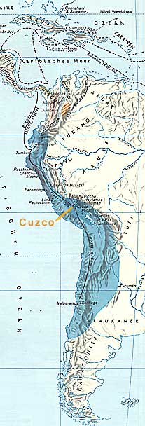 Das Inkareich (blau)