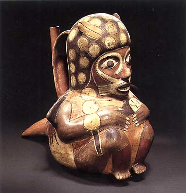 Ohreulendämon, Nasca,. Ethnologisches Museum Berlin.