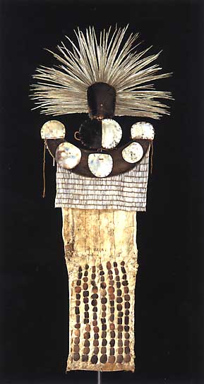 Trauergewand aus Tahiti. Ethnologisches Museum Berlin.
